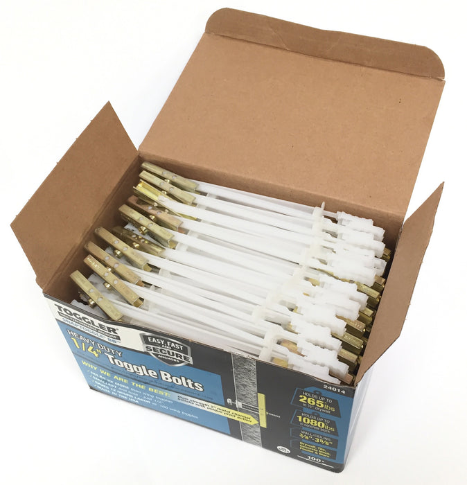 TOGGLER SNAP TOGGLE: 3/8"-3.58" Grip 1/4"-20 UND BOX Of 100 